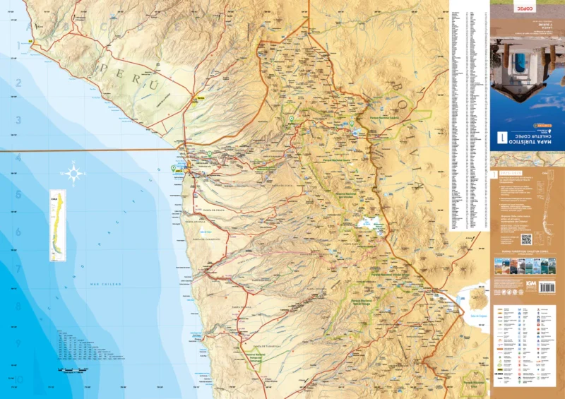 MAPA N° 1  LAUCA Y SURIRE - Imagen 2