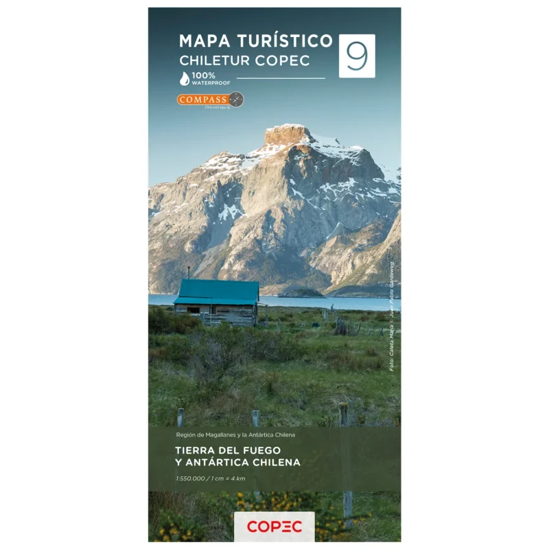 MAPA N° 9 TIERRA DEL FUEGO Y ANTARTICA CHILENA