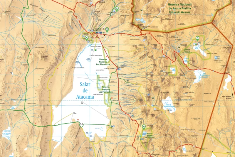 MAPA N° 2  SAN PEDRO DE ATACAMA - Imagen 2