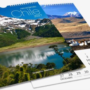 Calendario 2027 mural recorriendo chile